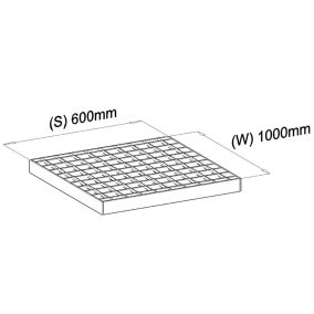 600x1000 SP-Járórács (SP, 30x2, 34/38, tűzihorganyzott)