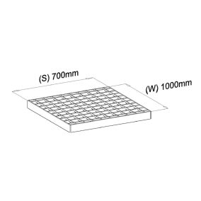 700x1000 SP-Járórács (SP, 30x2, 34/38, tűzihorganyzott)