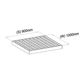 900x1000 SP-Járórács (SP, 30x2, 34/38, tűzihorganyzott)