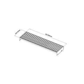 900x270 P-Lépcsőfok (30x2, 33/33, tűzihorganyzott)