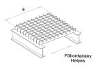 Egyedi méretű SP - hegesztett járórács